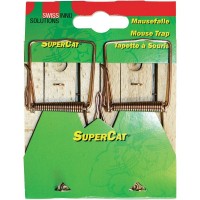 Set cursă de şoareci SuperCat Classic, lemn, 2 buc., Swissinno